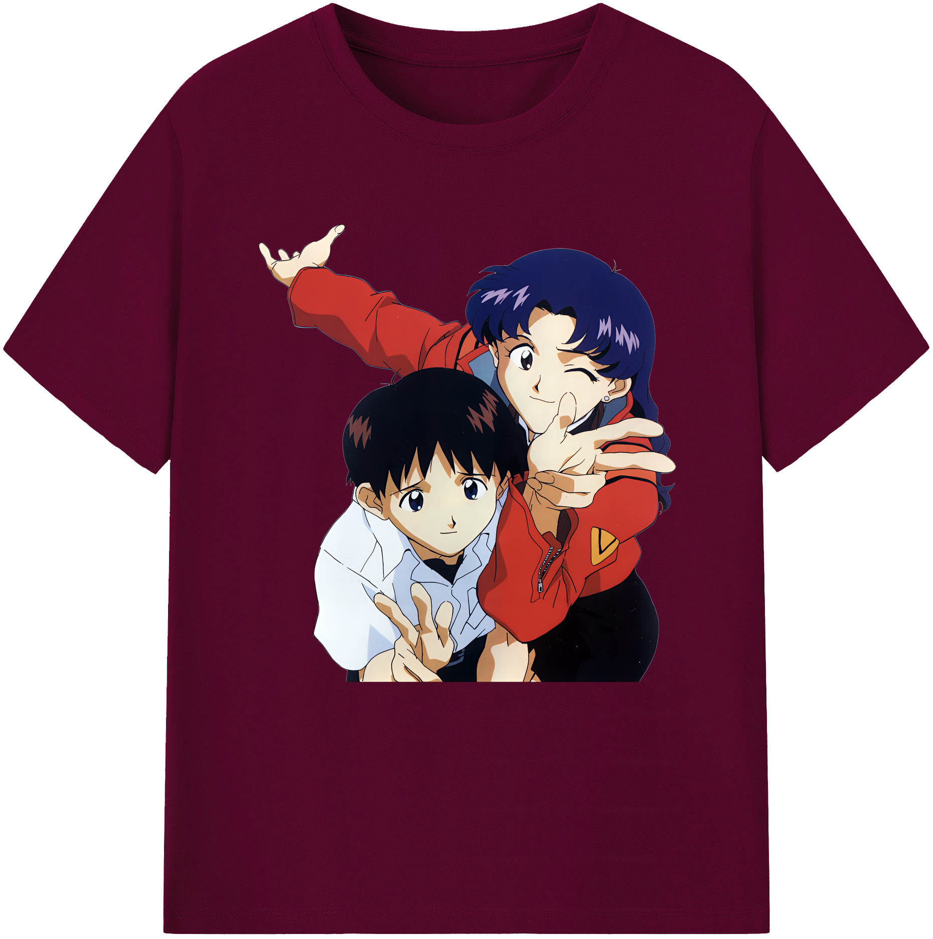 （画像用） EVA 新世紀エヴァンゲリオン レディースカジュアルプリントTシャツ（綿100％）